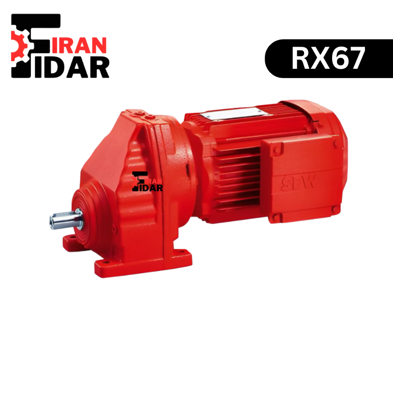 الکتروگیربکس شافت مستقیم قورباغه ای  SEW تیپ RX67