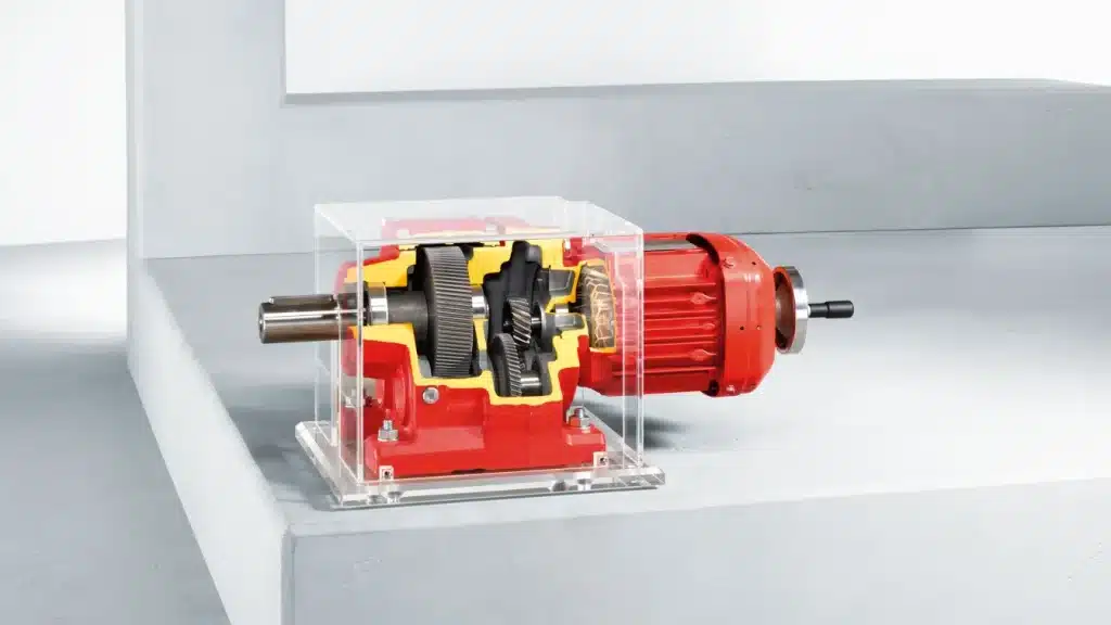 نمای داخلی گیربکس SEW